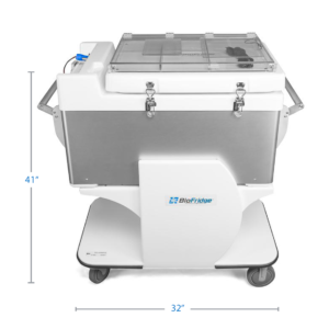 Illustration of BFT-60 portable medical refrigerator